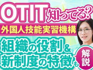 外国人技能実習機構（OTIT）とは？役割や「外国人育成就労機構」への移行について解説
