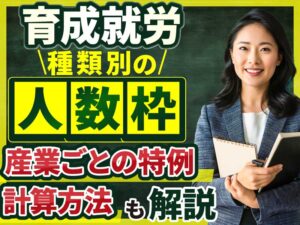 育成就労の受入れ人数枠とは？受入れ可能人数の計算方法や優良認定による優遇措置を解説